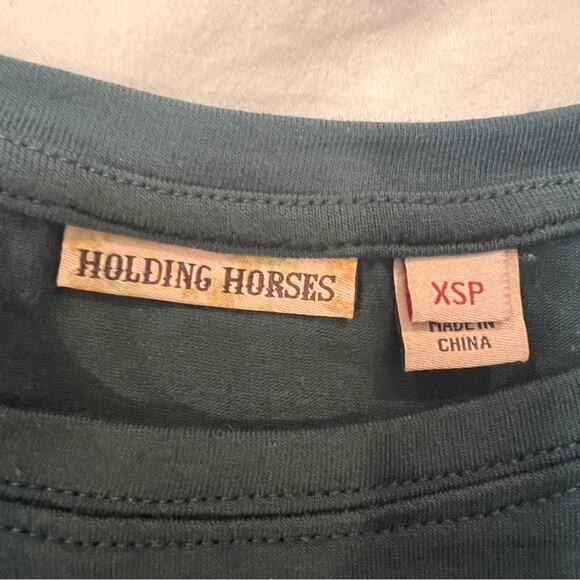 Anthropologie x Holding Horses Flounced T Shirt Dress size XSP - Picture 4 of 11